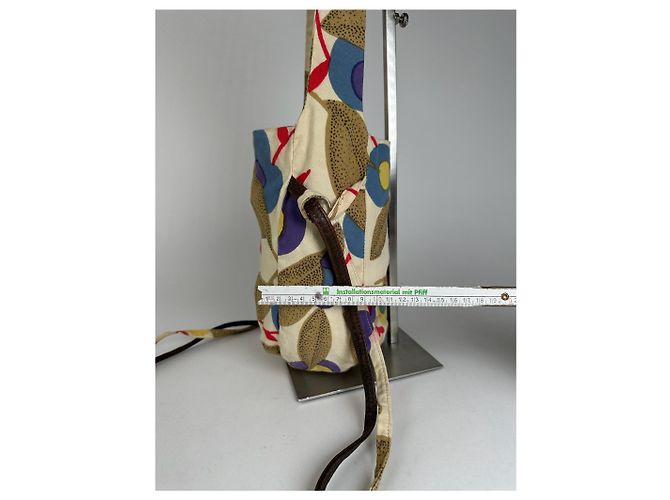 Vintage Marni mehrfarbige Canvas Schultertasche Mehrfarben - Ansicht 9