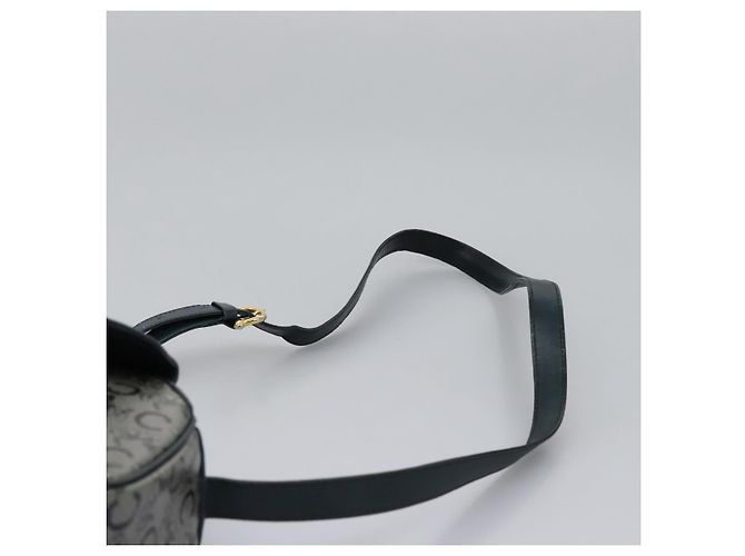Céline Borsa a Spalla CELINE C Sulky PVC Blu Navy Oro Auth ep8365 D'oro - vista 14