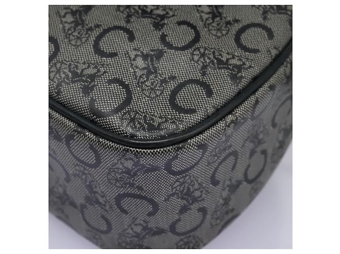 Céline Borsa a Spalla CELINE C Sulky PVC Blu Navy Oro Auth ep8365 D'oro - vista 16