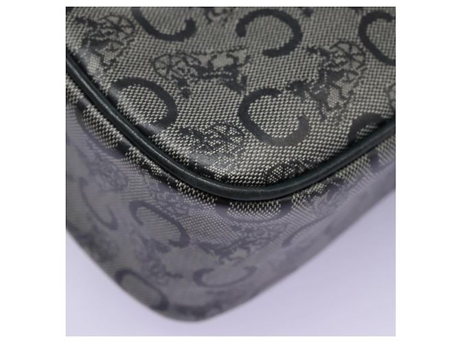 Céline Borsa a Spalla CELINE C Sulky PVC Blu Navy Oro Auth ep8365 D'oro - vista 17