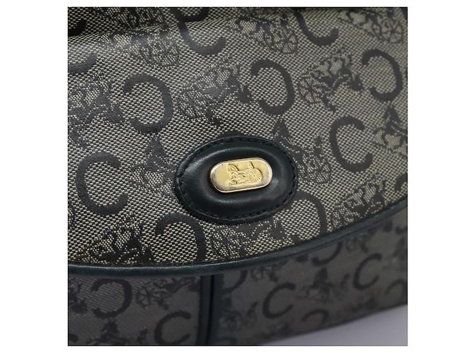 Céline Borsa a Spalla CELINE C Sulky PVC Blu Navy Oro Auth ep8365 D'oro - vista 19