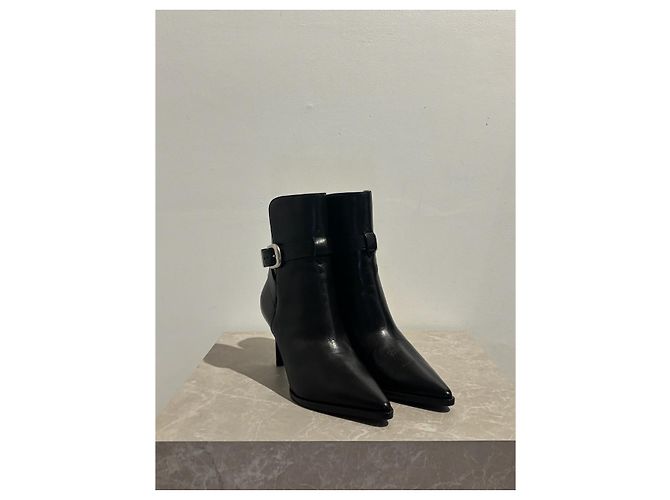 Céline Botines CELINE T.EU 37 Cuero Negro - vista 2