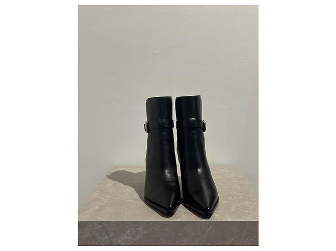 Céline Botines CELINE T.EU 37 Cuero Negro - vista 3