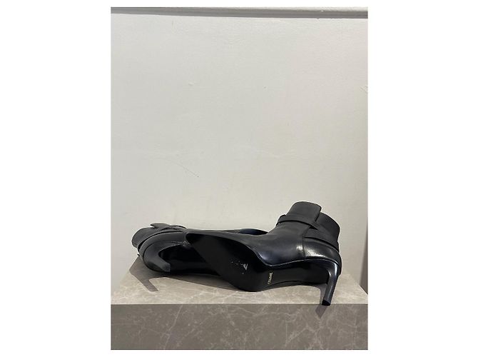 Céline Botines CELINE T.EU 37 Cuero Negro - vista 5