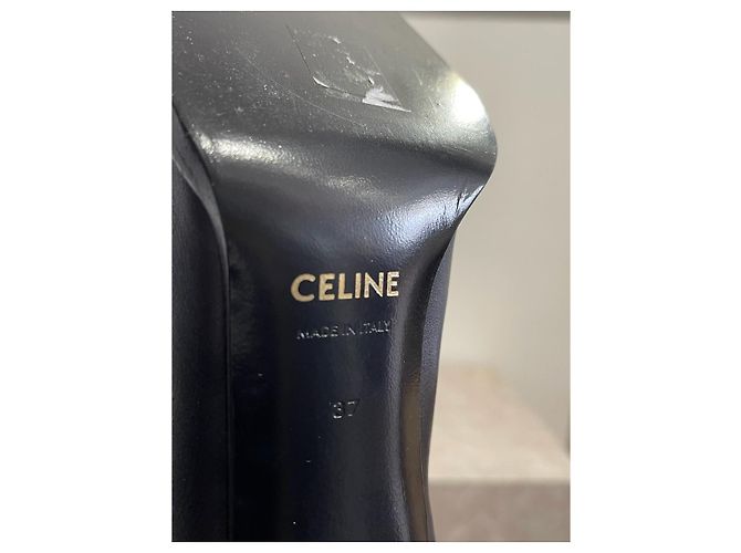 Céline Botines CELINE T.EU 37 Cuero Negro - vista 7