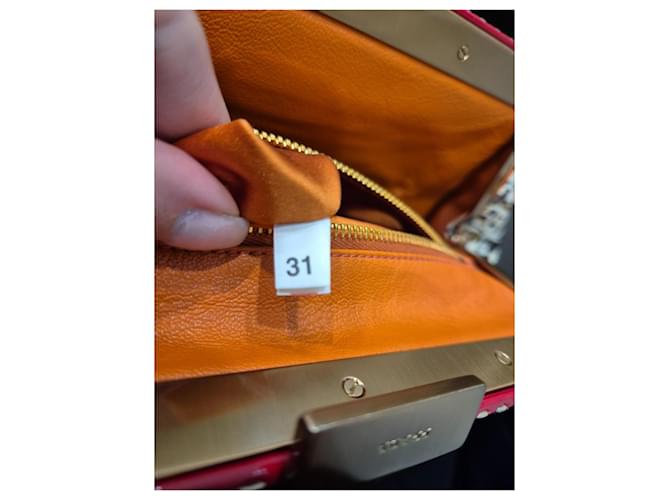 Borsa stampata Venezia di PRADA Rosso - vista 10