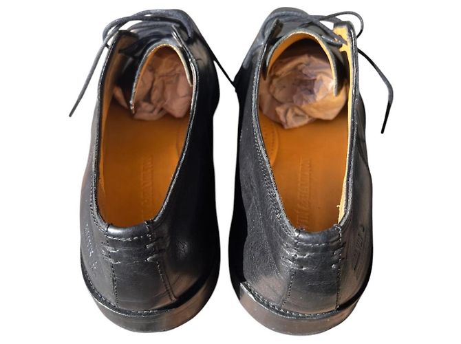Melvin & Hamilton Alex scarpe stringate in pelle nere taglia 44 Nero - vista 3