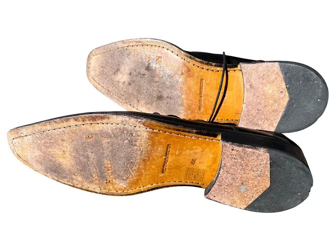 Melvin & Hamilton Alex scarpe stringate in pelle nere taglia 44 Nero - vista 8