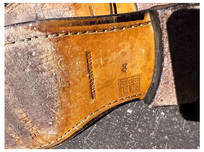 Melvin & Hamilton Alex scarpe stringate in pelle nere taglia 44 Nero - vista 9