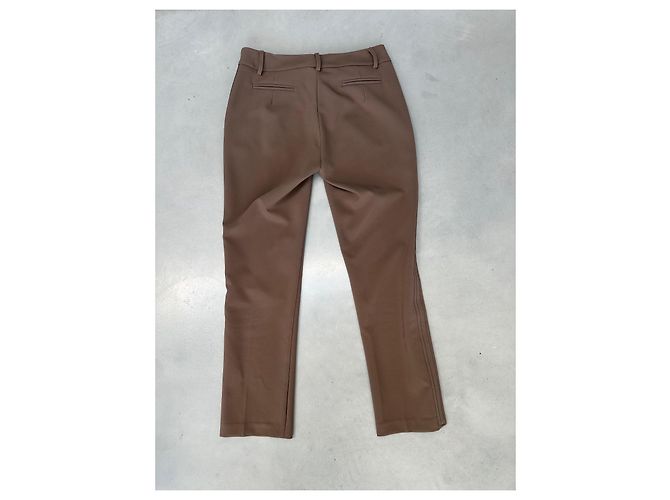 Pantalones Cigarette Hôtel Particulier Beige - vista 4