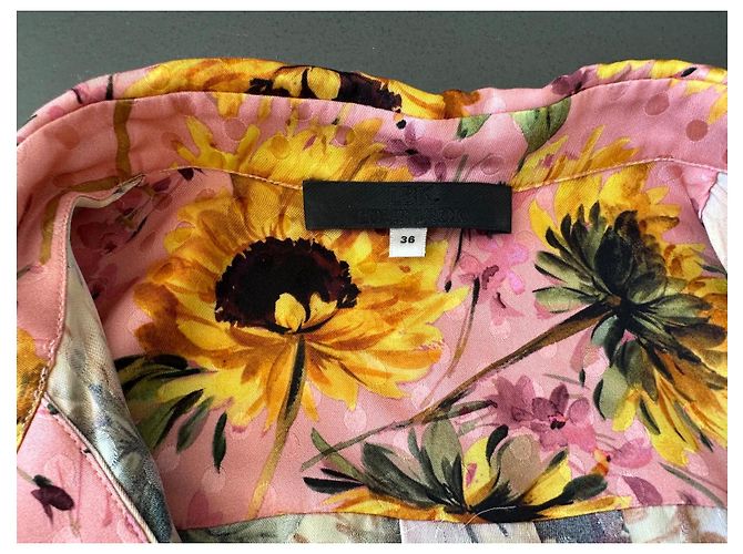 LBK - Loubarok LBK Loubarok Rosa Bluse mit Blumenmuster aus Seide - Ansicht 2
