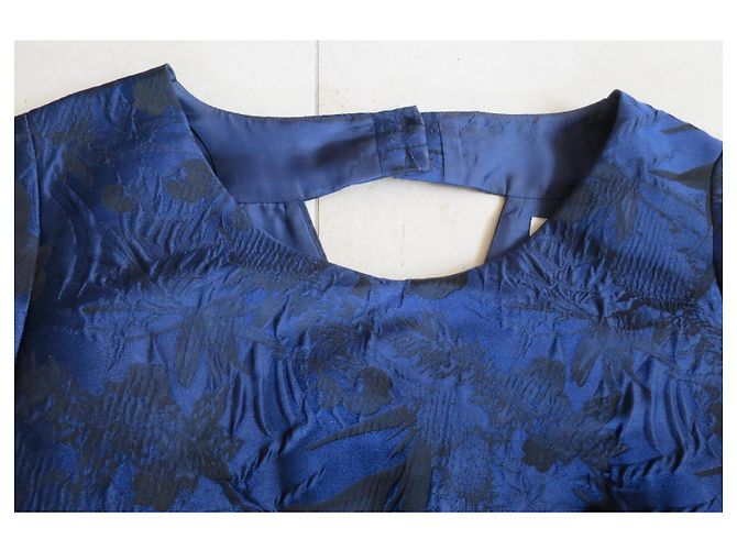 Autre Marque Zeremonien-/Abendkleid Marineblau - Ansicht 4
