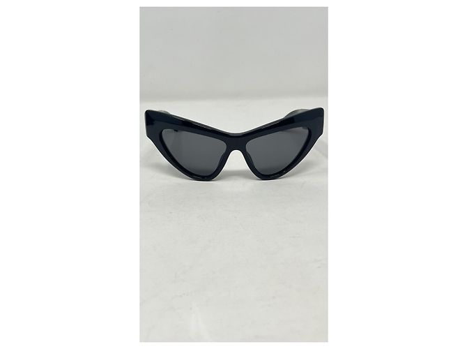 Gucci Sonnenbrille Katzenform Schwarz Acetat - Ansicht 4