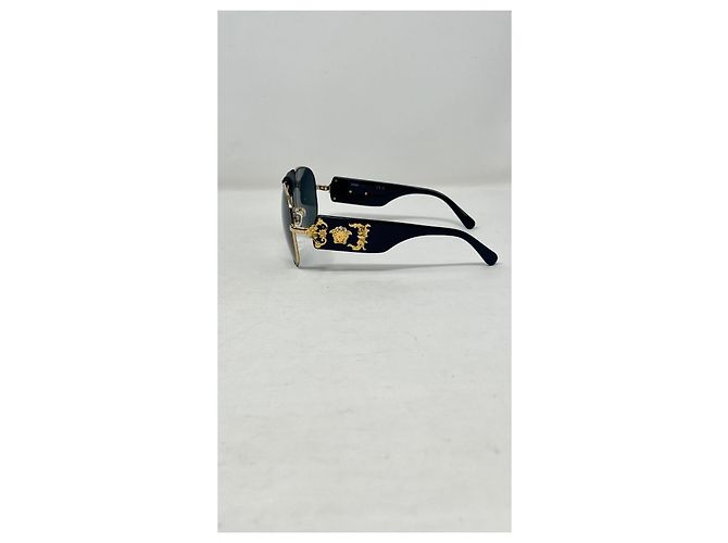 Gafas de sol Versace negras de metal Negro - vista 5