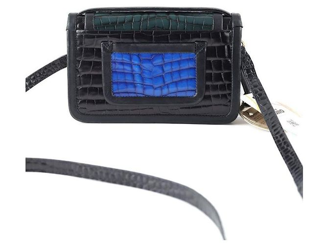Pierre Hardy Borsa a spalla in pelle nera Nero - vista 4