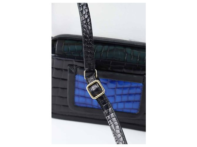 Pierre Hardy Borsa a spalla in pelle nera Nero - vista 5