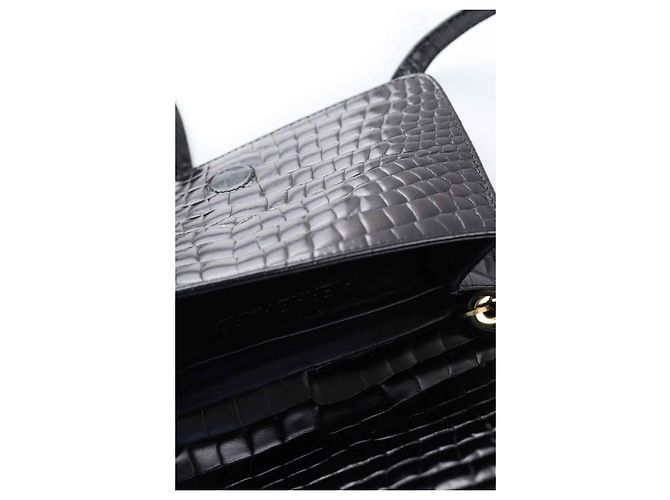 Pierre Hardy Borsa a spalla in pelle nera Nero - vista 7