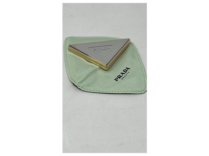 Prada Doppelspiegel Gold Metall Golden - Ansicht 3