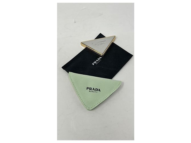 Prada Doppelspiegel Gold Metall Golden - Ansicht 7