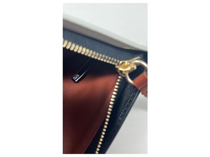 Pochette Chloé Piccola in pelle bicolore bianco e nero - vista 5