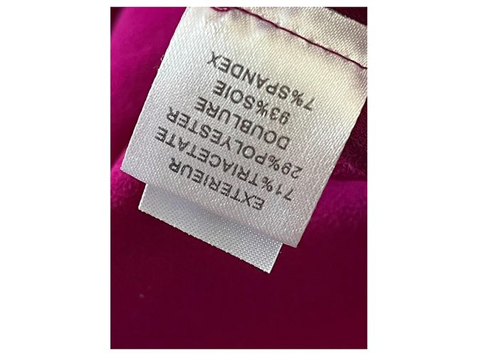 Diane Von Furstenberg DvF übergroßes quadratisches Tunika-Kleid in Orchidee Pink Lila Fuschia - Ansicht 7
