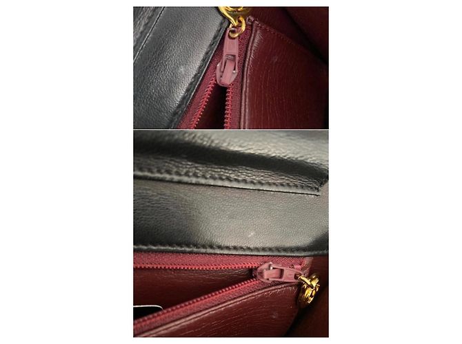 Timeless Chanel Borsa Single Flap in pelle d'agnello trapuntata nera Nero - vista 15