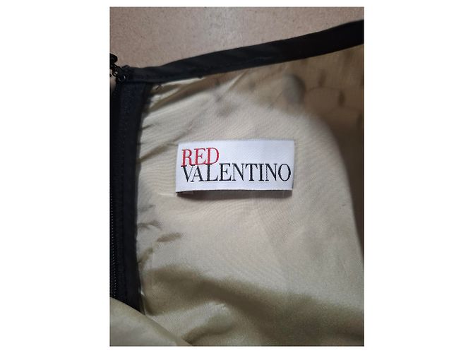 RED Valentino Mini-Party-Tüllkleid mit Punkten aus schwarzem Polyester - Ansicht 6