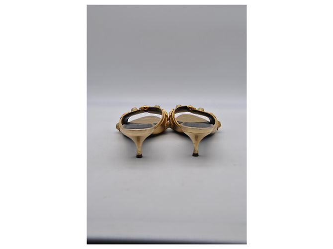 Sandali BALENCIAGA T.EU 38 Pelle D'oro - vista 4
