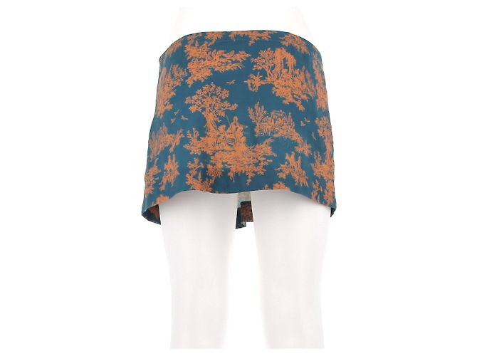 Autre Marque MIAOU Röcke T.International M Polyester Blau - Ansicht 2