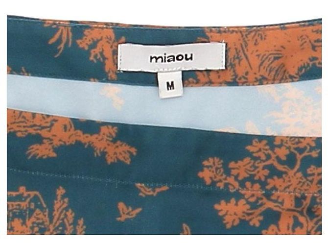 Autre Marque MIAOU Röcke T.International M Polyester Blau - Ansicht 5