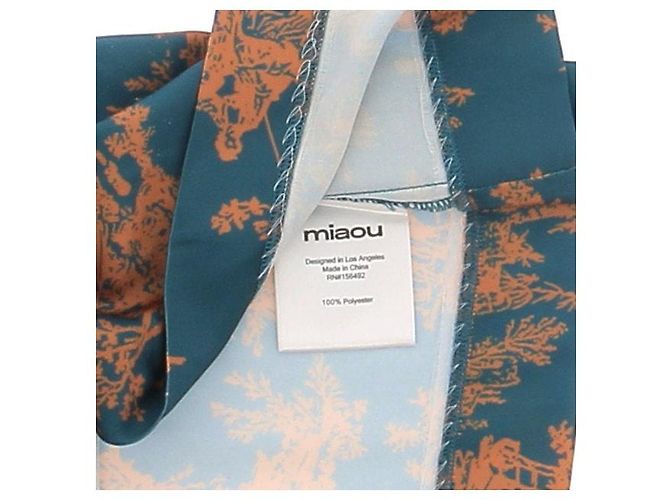 Autre Marque MIAOU Röcke T.International M Polyester Blau - Ansicht 6