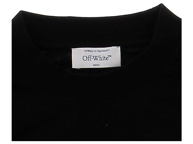 Off White Tops OFF-WHITE T.International S Algodón Negro - vista 5