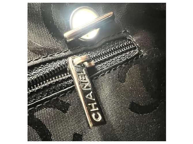 Borsa a tracolla Chanel Cambon CC – Beige e Nero - vista 12