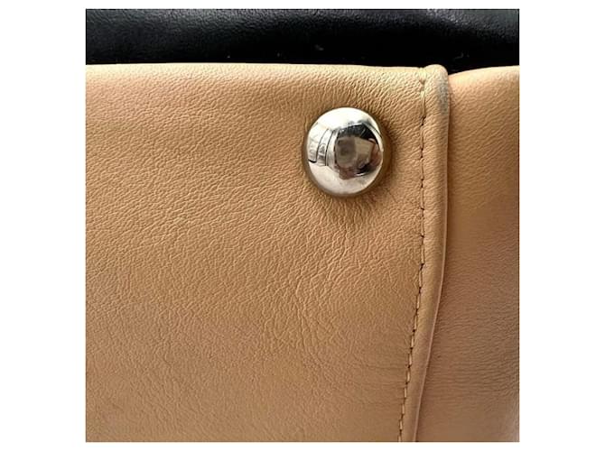 Borsa a tracolla Chanel Cambon CC – Beige e Nero - vista 9