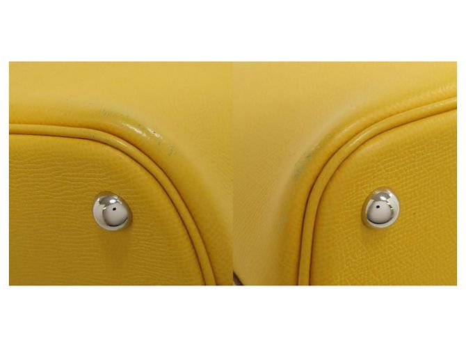 Hermès Borsa Tote Hermes Bolide 31 Giallo - vista 10