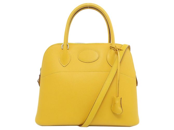 Hermès Borsa Tote Hermes Bolide 31 Giallo - vista 11