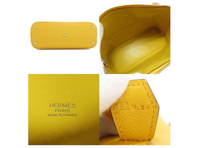 Hermès Borsa Tote Hermes Bolide 31 Giallo - vista 4