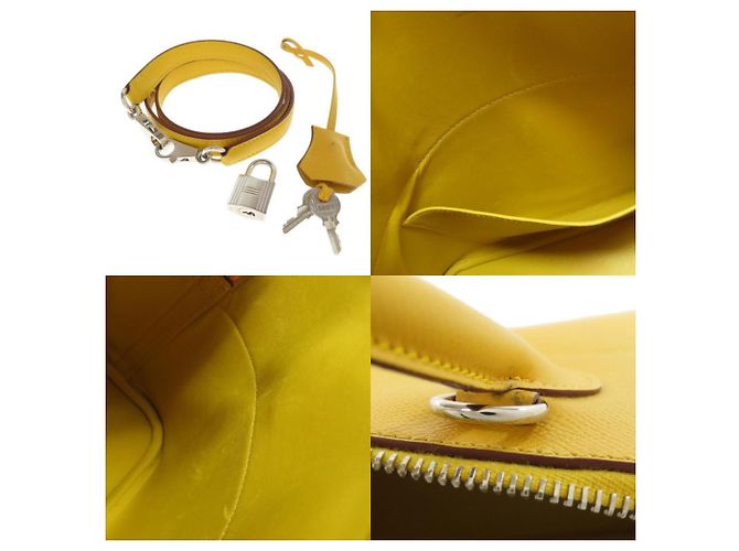 Hermès Borsa Tote Hermes Bolide 31 Giallo - vista 5