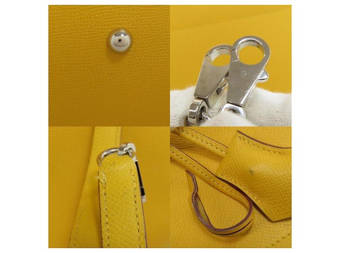 Hermès Borsa Tote Hermes Bolide 31 Giallo - vista 7