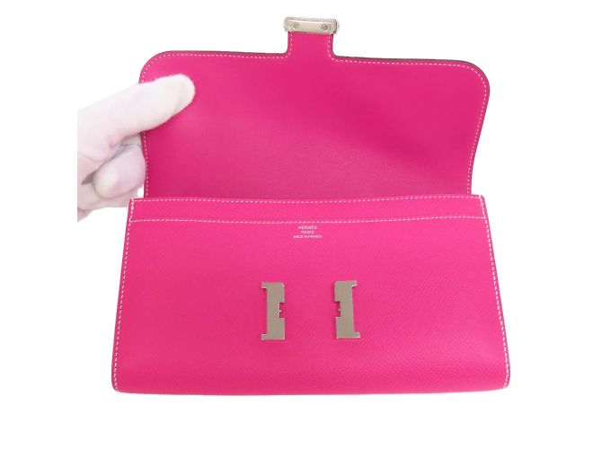 Hermès Cartera Larga Constance Hermes Rosa - vista 4