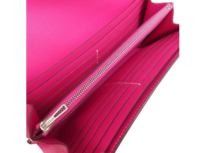 Hermès Cartera Larga Constance Hermes Rosa - vista 5