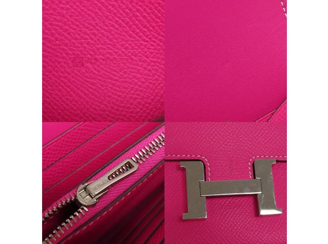 Hermès Cartera Larga Constance Hermes Rosa - vista 8