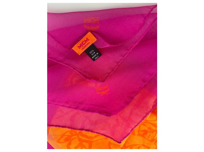 Foulard in seta MCM Quadrato 90 multicolore - vista 3