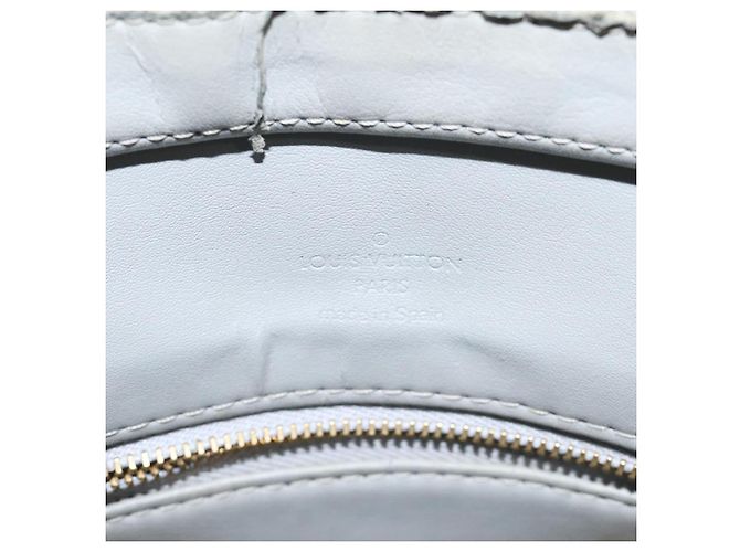 LOUIS VUITTON Monogram Vernis Houston Borsa a Mano Grigia M91053 LV Auth ki5565 Grigio - vista 18