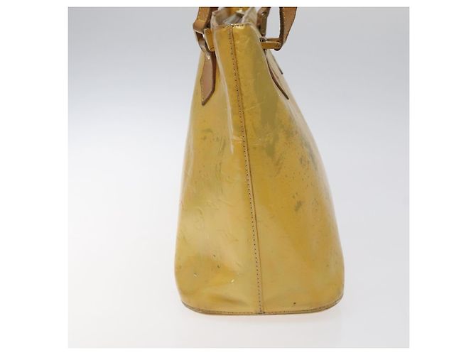 LOUIS VUITTON Monogram Vernis Houston Borsa a Mano Grigia M91053 LV Auth ki5565 Grigio - vista 4