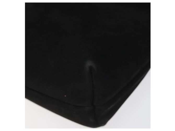Borsa a spalla Salvatore Ferragamo in suede nero e oro Auth nb434 D'oro - vista 9