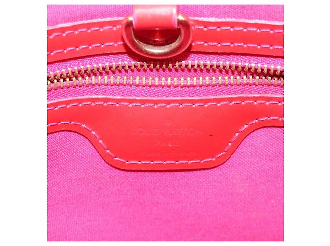 LOUIS VUITTON Monogram Vernis Wilshire PM Borsa a Mano Rose Pop M93643 Auth 116728 Rosa - vista 10