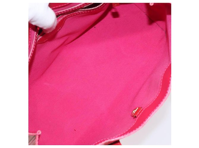 LOUIS VUITTON Monogram Vernis Wilshire PM Borsa a Mano Rose Pop M93643 Auth 116728 Rosa - vista 11