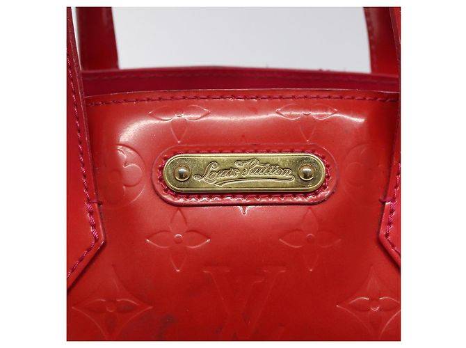 LOUIS VUITTON Monogram Vernis Wilshire PM Borsa a Mano Rose Pop M93643 Auth 116728 Rosa - vista 17