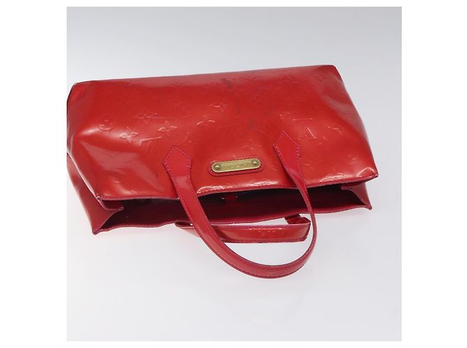 LOUIS VUITTON Monogram Vernis Wilshire PM Borsa a Mano Rose Pop M93643 Auth 116728 Rosa - vista 6